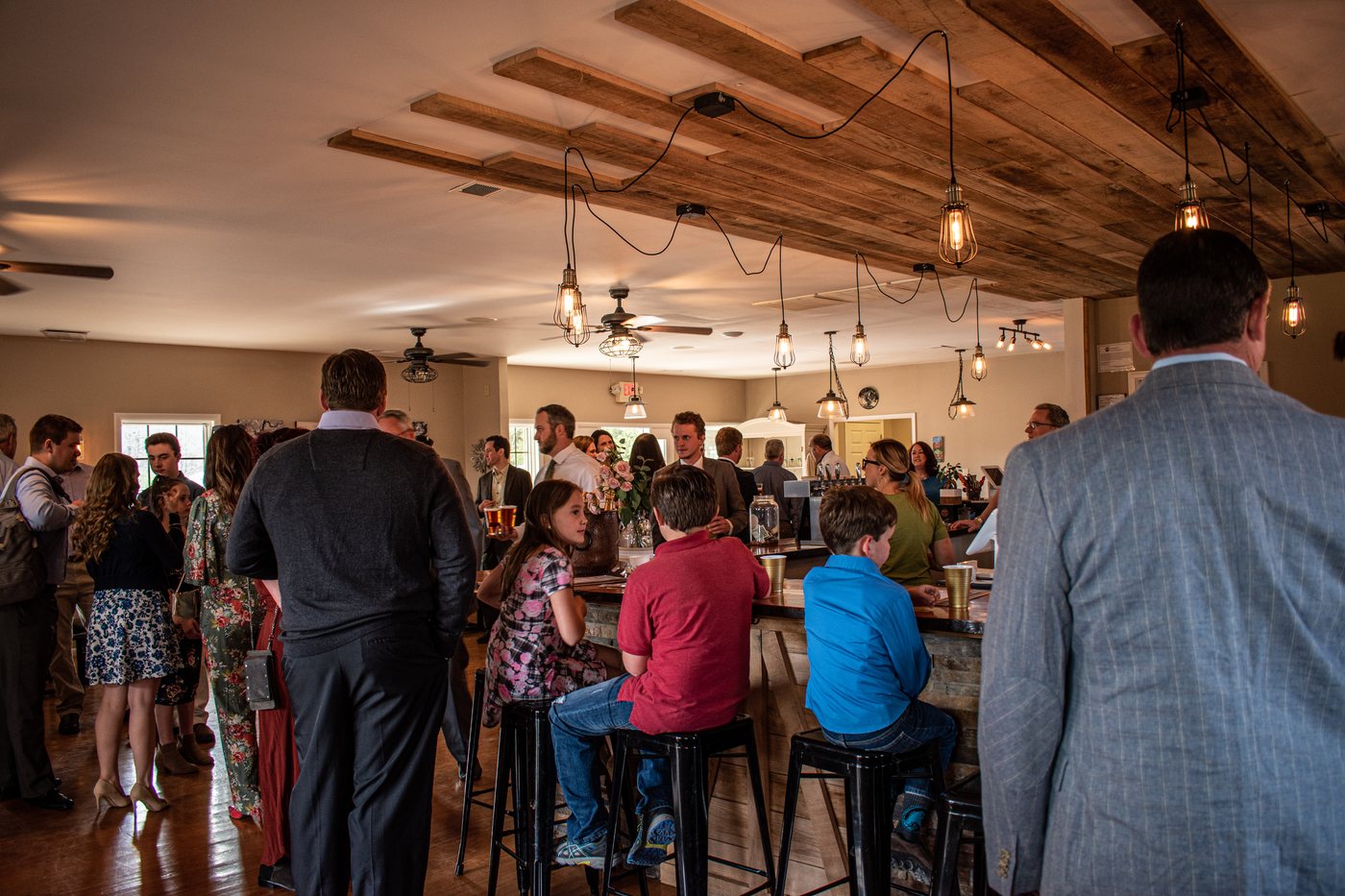 Indoor tasting room